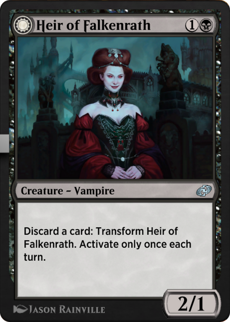 Heir of Falkenrath // Heir to the Night  [Jumpstart: Historic Horizons]: (Double Faced Transform)