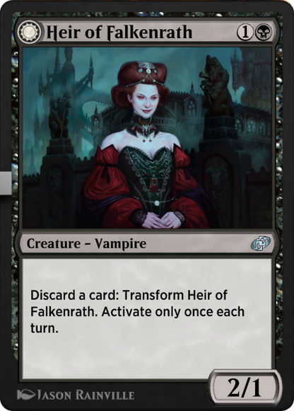 Heir of Falkenrath // Heir to the Night  [Jumpstart: Historic Horizons]: (Double Faced Transform)