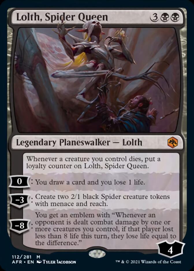 Lolth, Spider Queen [Dungeons & Dragons: Adventures in the Forgotten Realms] Foil