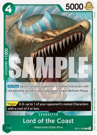 Lord of the Coast (OP11-028) - [A Fist of Divine Speed] Foil