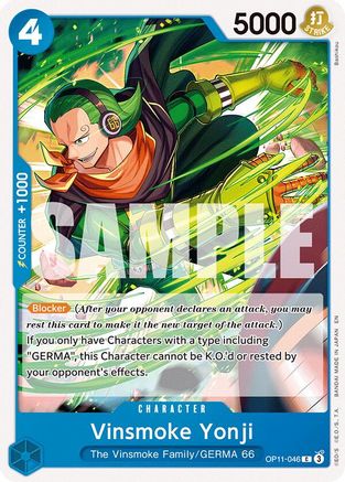 Vinsmoke Yonji (OP11-046) - [A Fist of Divine Speed]