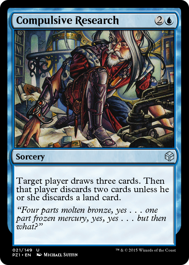 Compulsive Research  [Legendary Cube Prize Pack] Foil