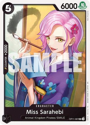 Miss Sarahebi (OP11-087) - [A Fist of Divine Speed]