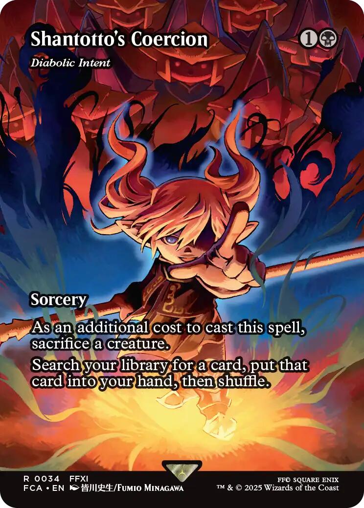 Shantotto's Coercion - Diabolic Intent (Showcase) [FINAL FANTASY : Through the Ages] Foil