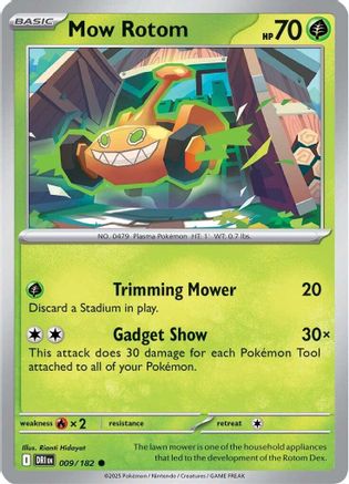 Mow Rotom (009/182) [Scarlet & Violet: Destined Rivals] Reverse Holofoil