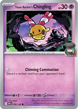 Team Rocket's Chingling (085/182) [Scarlet & Violet: Destined Rivals] Reverse Holofoil