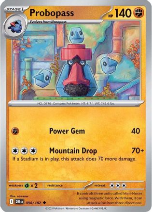 Probopass (098/182) [Scarlet & Violet: Destined Rivals] Reverse Holofoil