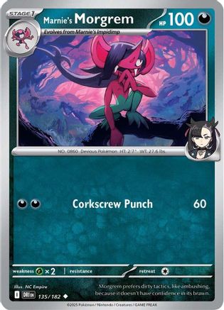 Marnie's Morgrem (135/182) [Scarlet & Violet: Destined Rivals]