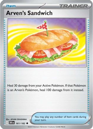 Arven's Sandwich (161/182) [Scarlet & Violet: Destined Rivals] Reverse Holofoil