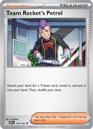 Team Rocket's Petrel (176/182) [Scarlet & Violet: Destined Rivals] Reverse Holofoil