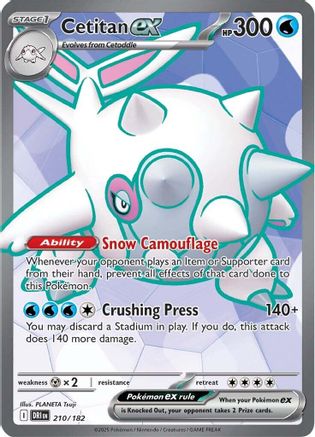 Cetitan ex (210/182) [Scarlet & Violet: Destined Rivals]