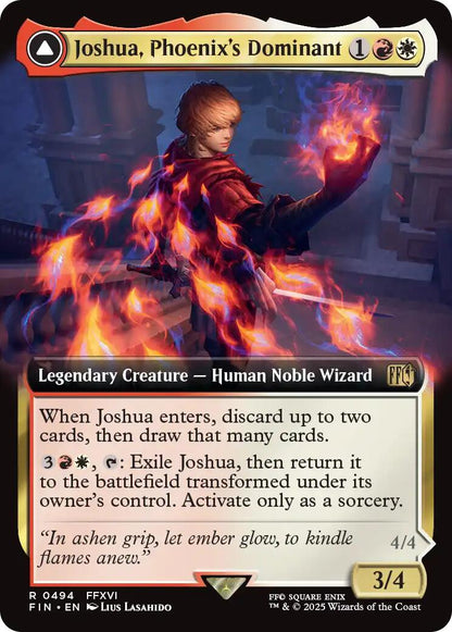 Joshua, Phoenix's Dominant (Extended Art) [FINAL FANTASY] Foil