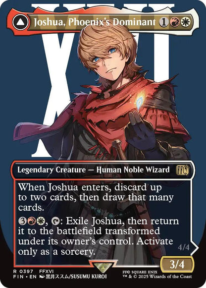 Joshua, Phoenix's Dominant (Borderless) [FINAL FANTASY] Foil