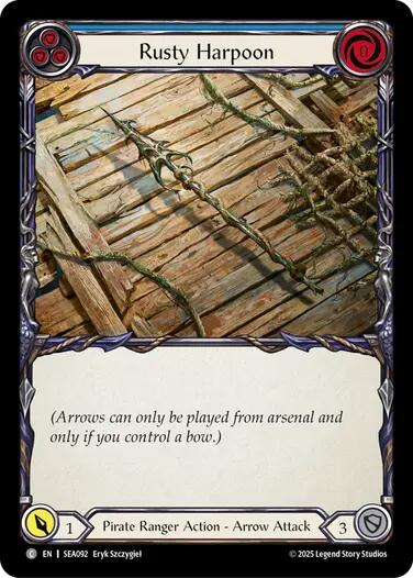 Rusty Harpoon [SEA092] (High Seas)  Rainbow Foil