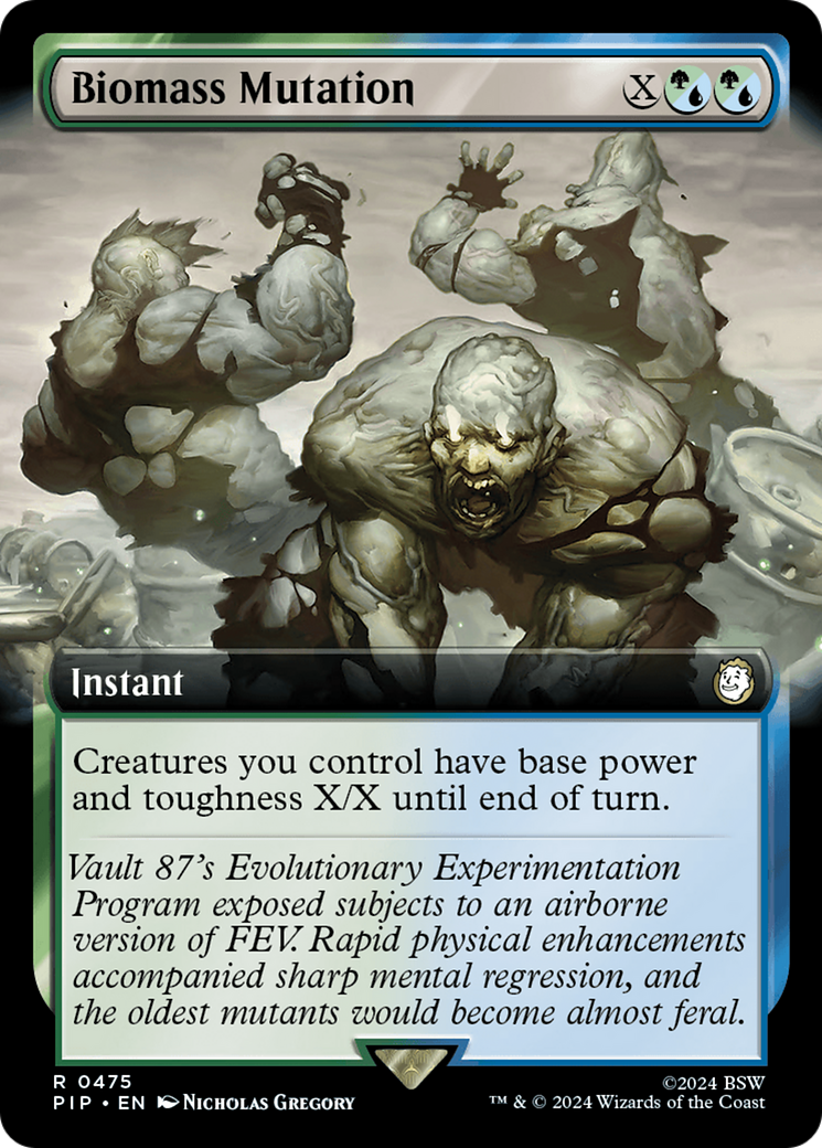 Biomass Mutation (Extended Art) [Fallout] Foil