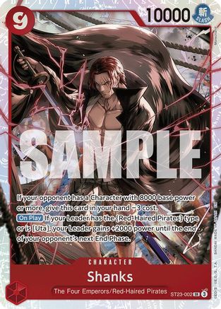 Shanks (002) (ST23-002) - [Starter Deck 23: RED Shanks] Foil