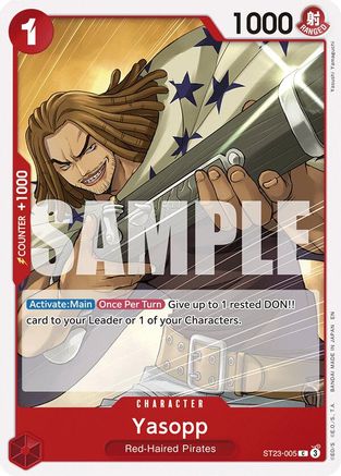 Yasopp (ST23-005) - [Starter Deck 23: RED Shanks]