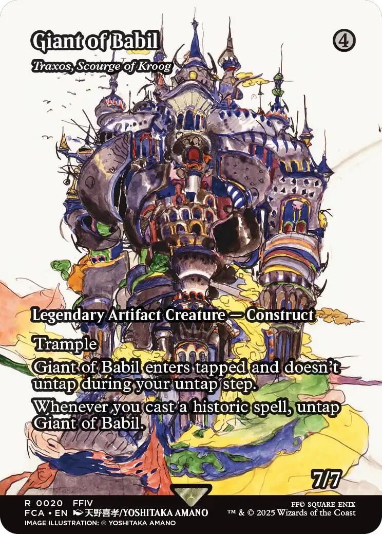 Giant of Babil - Traxos, Scourge of Kroog (Showcase) [FINAL FANTASY : Through the Ages] Foil
