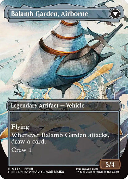 Balamb Garden, SeeD Academy // Balamb Garden, Airborne (Borderless) [FINAL FANTASY] Foil