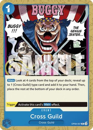 Cross Guild (Reprint) (OP09-057) - [Starter Deck 25: BLUE Buggy]