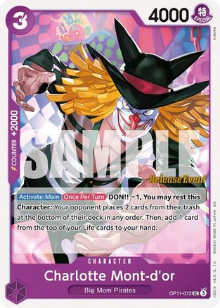 Charlotte Mont-d'or (OP11-072) - [A Fist of Divine Speed Release Event Cards]