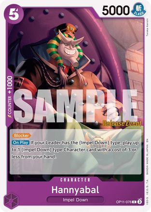Hannyabal (OP11-076) - [A Fist of Divine Speed Release Event Cards]