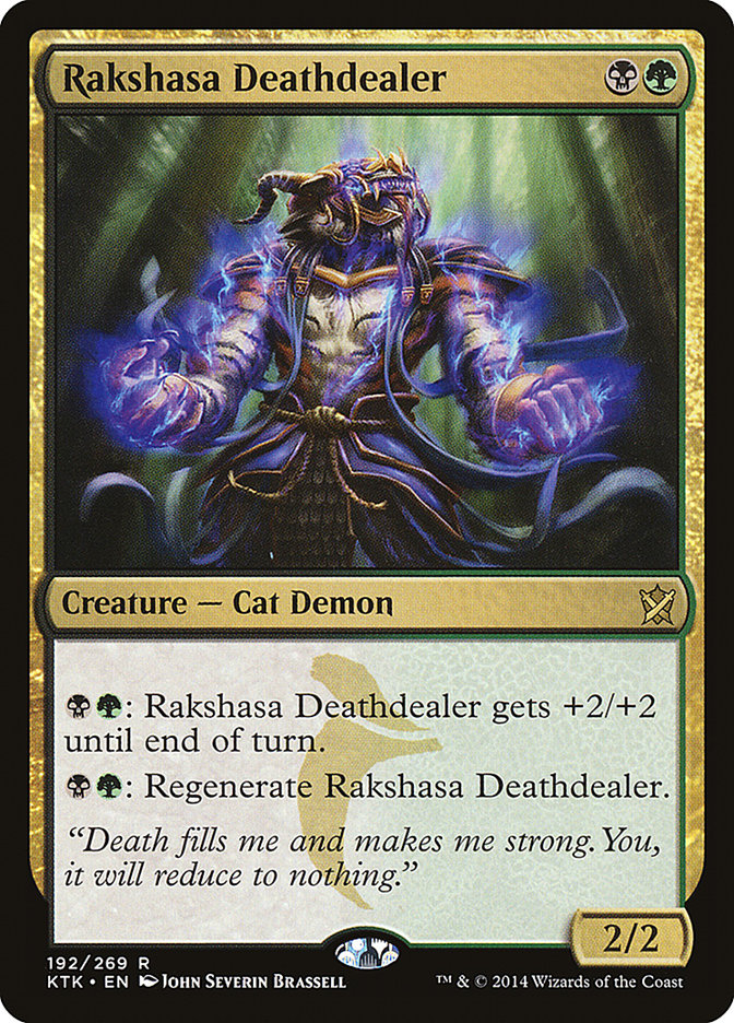 Rakshasa Deathdealer [Khans of Tarkir] Foil