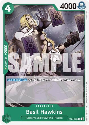 Basil Hawkins (ST24-003) - [Starter Deck 24: GREEN Jewelry Bonney]