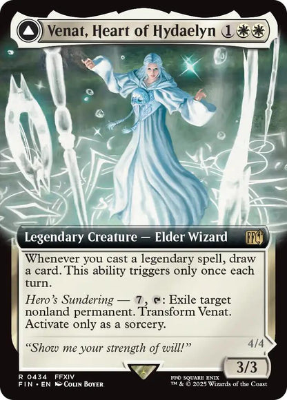 Venat, Heart of Hydaelyn // Hydaelyn, the Mothercrystal (Extended Art) [FINAL FANTASY] Foil