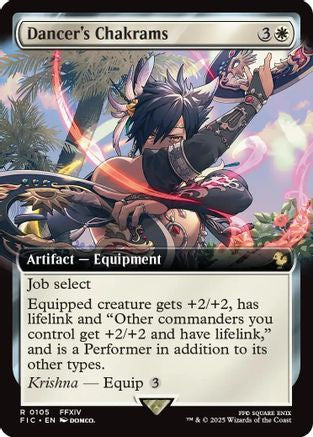 Dancer's Chakrams (Extended Art) [FINAL FANTASY Commander]