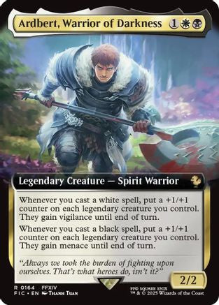 Ardbert, Warrior of Darkness (Extended Art) [FINAL FANTASY Commander]