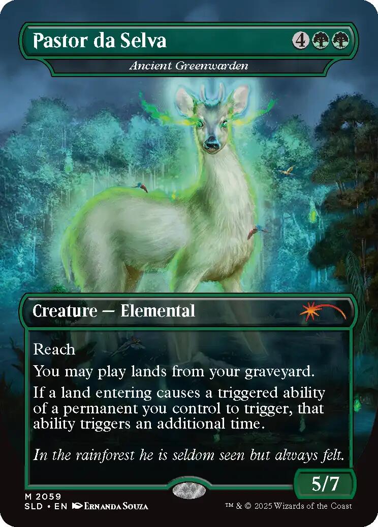 Pastor da Selva - Ancient Greenwarden [Secret Lair Drop Series]