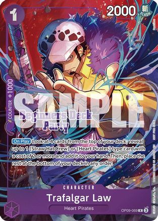 Trafalgar Law (Beginners Deck Party [ST-23] - [ST-28] Winner Pack) (OP09-069) - [One Piece Promotion Cards] Foil