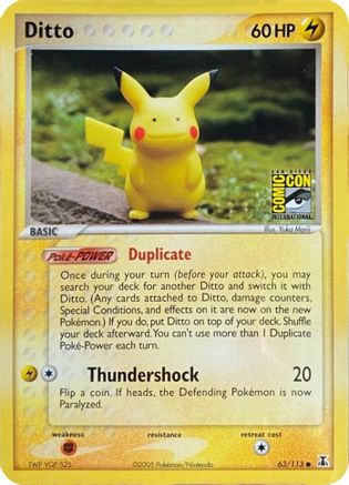 Ditto (39/113) (San Diego Comic-Con Stamp) [Miscellaneous Cards]