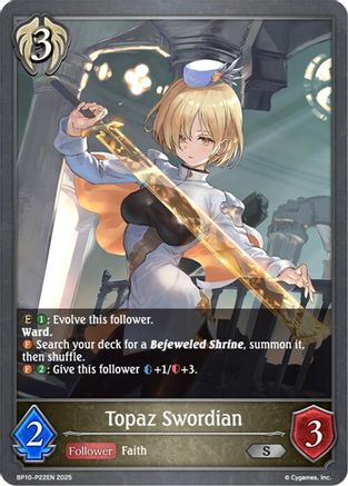 Topaz Swordian - P22 (Foil)