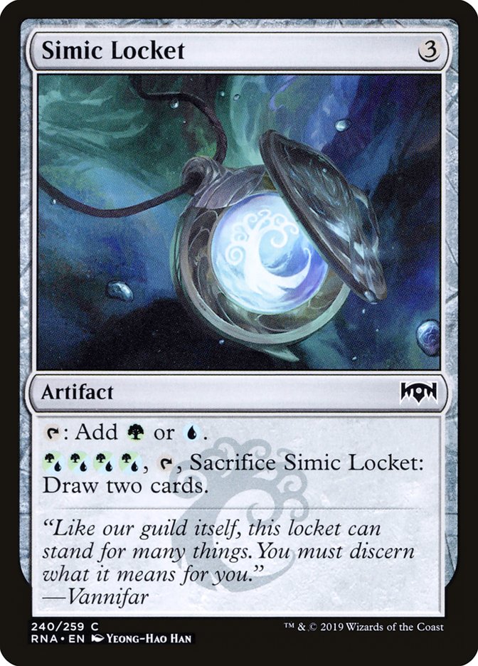 Simic Locket [Ravnica Allegiance] Foil