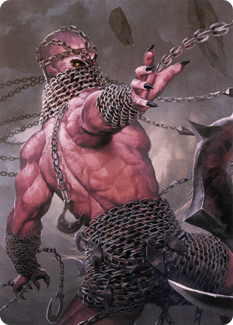Chain Devil // Chain Devil  [Battle for Baldur's Gate Art Series] (Borderless)