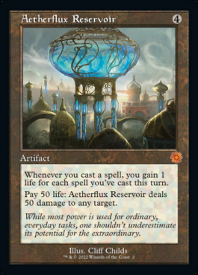 Aetherflux Reservoir (Retro) [The Brothers' War Retro Artifacts] Foil