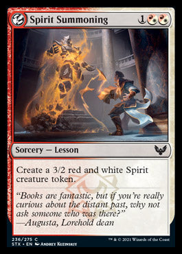 Spirit Summoning [Strixhaven: School of Mages] Foil