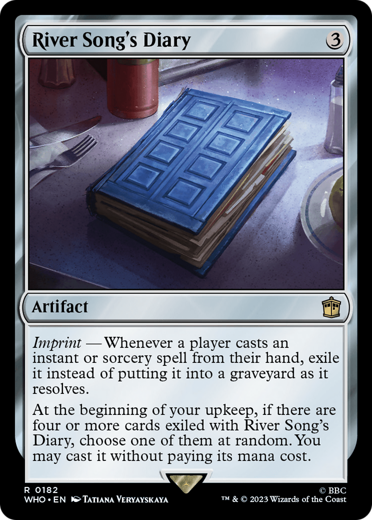 River Song's Diary [Doctor Who] Foil