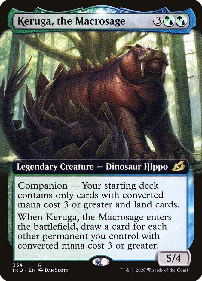 Keruga, the Macrosage (Extended Art) [Ikoria: Lair of Behemoths] Foil