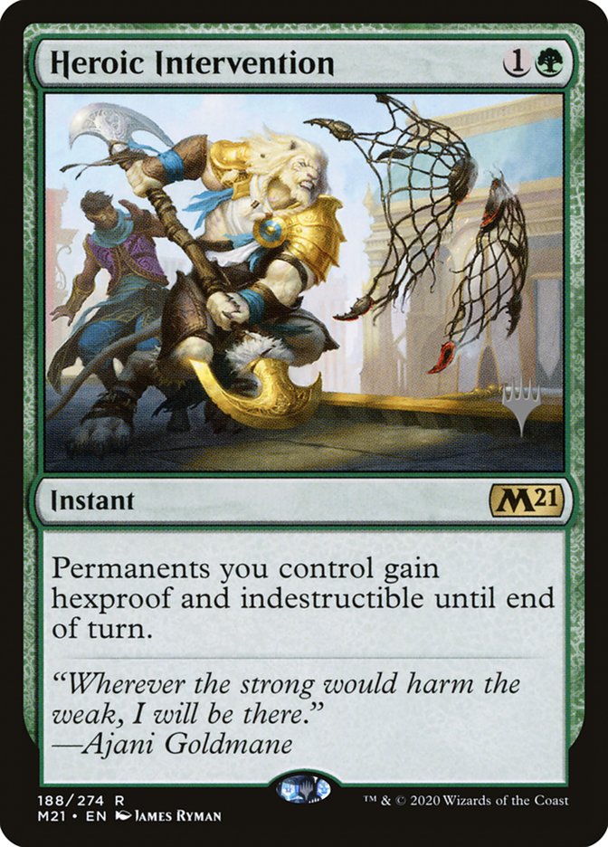 Heroic Intervention (Promo Pack) [Core Set 2021 Promos] Foil