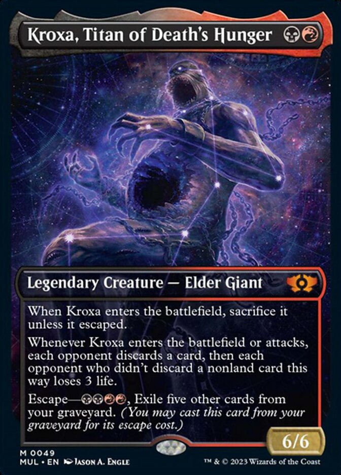 Kroxa, Titan of Death's Hunger [Multiverse Legends] Foil