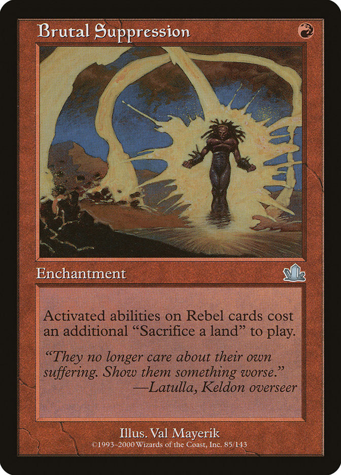 Brutal Suppression [Prophecy] Foil
