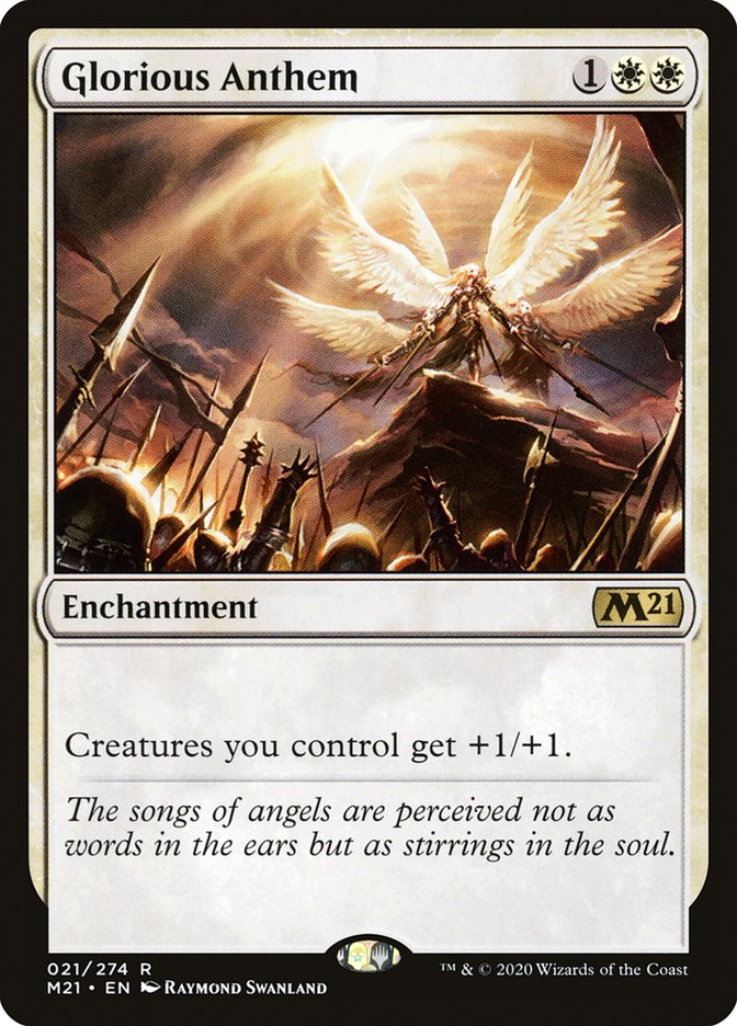 Glorious Anthem [Core Set 2021] Foil