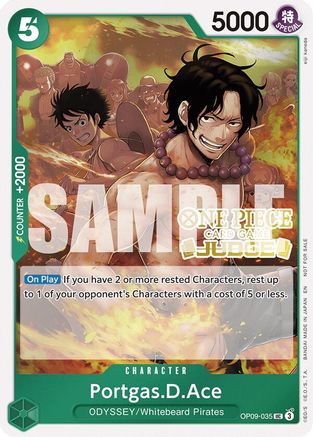 Portgas.D.Ace (Judge Pack Vol. 6) (OP09-035) - [One Piece Promotion Cards] Foil