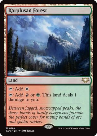 Karplusan Forest  [Commander: Edge of Eternities]