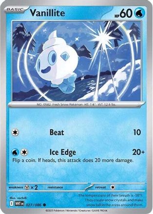Vanillite 024/086  SV White Flare - Common