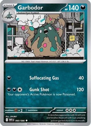 Garbodor 057/086  SV White Flare - Uncommon