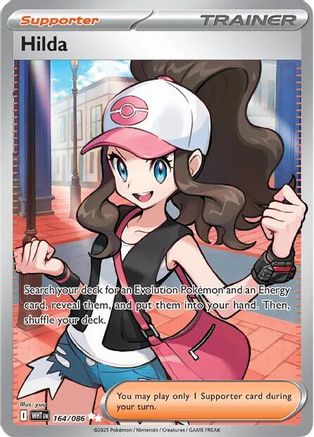 Hilda 166/086  - Holofoil SV White Flare - Ultra Rare